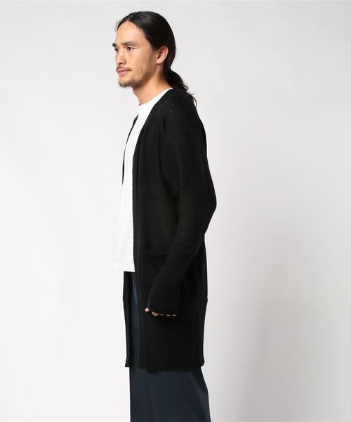 kiryuyrik(キリュウキリュウ)の「ドルマンニットカーディガン(カーディガン/ボレロ・メンズ・ブラック×レッド・SMALL/MEDIUM)」の2枚目の写真