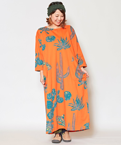 サボテンプリントワンピース ワンピース チャイハネ チャイハネ のファッション チャイハネ サボテンプリントワンピース Iac 9908 を セール価格で購入できます チャイハネ チャイハネ Yul ワンピース セール