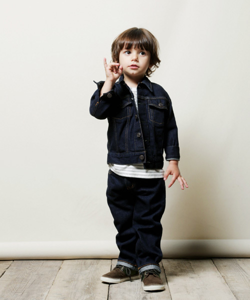 Denime（ドゥニーム）の「KIDS LOOSE FIT type（デニムパンツ・キッズ・ネイビー・90/110/130）」の2枚目の写真