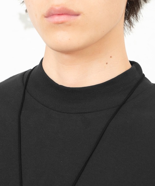 MinoriTY（マイノリティ）の「【MinoriTY】首周りが選べるあったかインナー 長袖ロンT メンズ 秋服 冬服 春服（Tシャツ/カットソー・メンズ・ホワイト/ブラック/ホワイト系その他/ブラック系その他/グレー系その他/チャコール/ベージュ/ベージュ系その他/杢グレー/グレー系その他2・M/L/XL）」の17枚目の写真