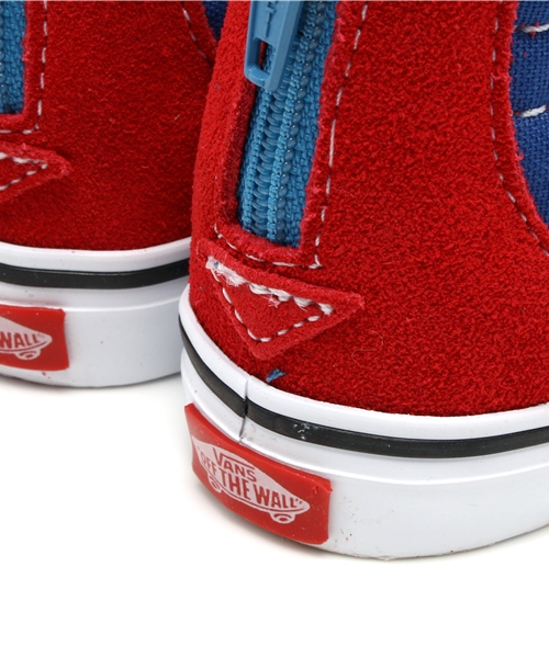 VANS（バンズ）の「VANS SK8-HI ZIP（スニーカー・キッズ・レッド・12cm/13cm/14cm/15cm/11cm）」の6枚目の写真