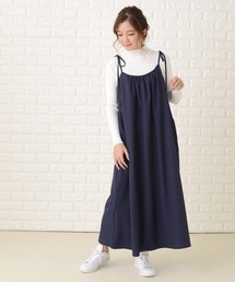 ゆったりキャミロングワンピース