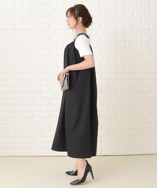 Lace Ladies（レースレディース）の「ゆったりキャミロングワンピース（ワンピース・レディース・ブラック/ネイビー/ブラウン・FREE）」の5枚目の写真