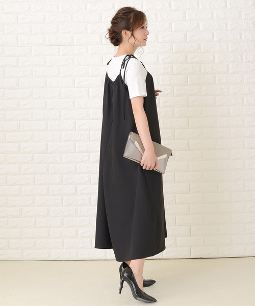 Lace Ladies（レースレディース）の「ゆったりキャミロングワンピース（ワンピース・レディース・ブラック/ネイビー/ブラウン・FREE）」の7枚目の写真
