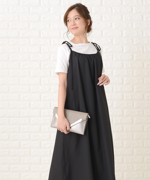 Lace Ladies（レースレディース）の「ゆったりキャミロングワンピース（ワンピース・レディース・ブラック/ネイビー/ブラウン・FREE）」の9枚目の写真
