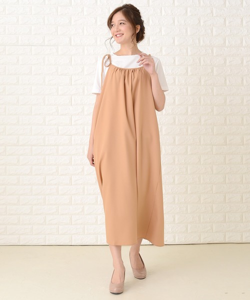 Lace Ladies（レースレディース）の「ゆったりキャミロングワンピース（ワンピース・レディース・ブラック/ネイビー/ブラウン・FREE）」の11枚目の写真
