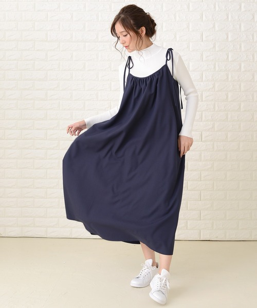 Lace Ladies（レースレディース）の「ゆったりキャミロングワンピース（ワンピース・レディース・ブラック/ネイビー/ブラウン・FREE）」の21枚目の写真