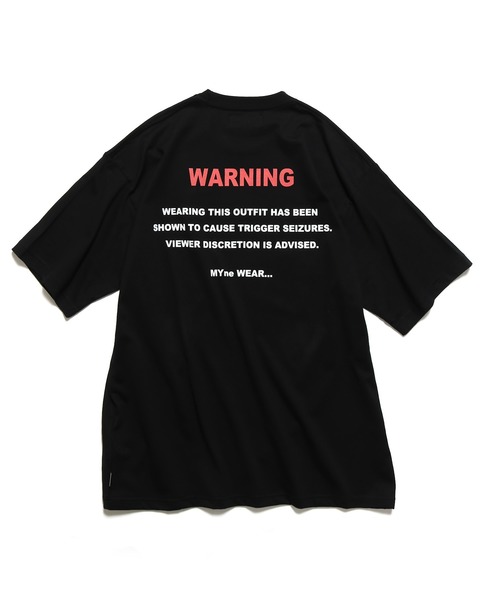 MYne（マイン）の「MYne マイン / WARNING T-shirts プリントTシャツ 