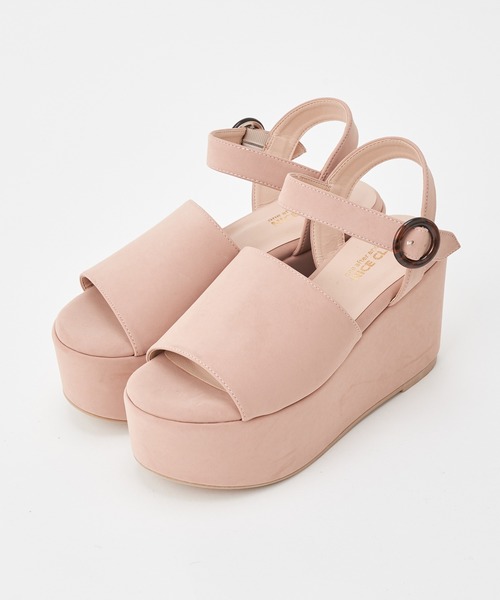 one after another NICE CLAUP（ワンアフターアナザーナイスクラップ）の「厚底ヒールサンダル（サンダル・レディース・カーキ/ピンク/モカ・SMALL/MEDIUM/LARGE）」の16枚目の写真