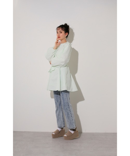 one after another NICE CLAUP（ワンアフターアナザーナイスクラップ）の「厚底ヒールサンダル（サンダル・レディース・カーキ/ピンク/モカ・SMALL/MEDIUM/LARGE）」の18枚目の写真