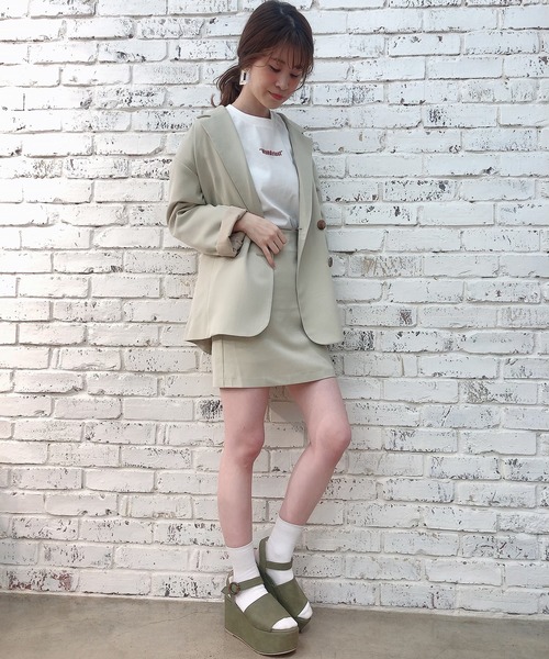 one after another NICE CLAUP（ワンアフターアナザーナイスクラップ）の「厚底ヒールサンダル（サンダル・レディース・カーキ/ピンク/モカ・SMALL/MEDIUM/LARGE）」の11枚目の写真