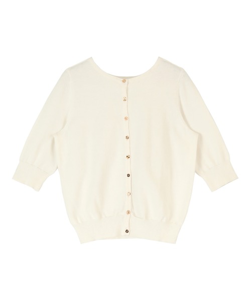 titivate(ティティベイト)の「前後2wayコットンニット(ニット/セーター・レディース・オフホワイト/グリーン系その他/ライトベージュ/チャコール/ブラック/グレイッシュベージュ・S/M/L)」の15枚目の写真