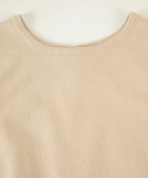 titivate(ティティベイト)の「前後2wayコットンニット(ニット/セーター・レディース・オフホワイト/グリーン系その他/ライトベージュ/チャコール/ブラック/グレイッシュベージュ・S/M/L)」の11枚目の写真