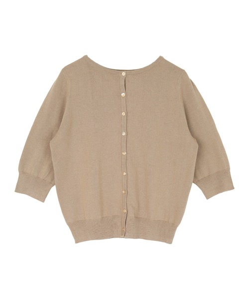 titivate(ティティベイト)の「前後2wayコットンニット(ニット/セーター・レディース・オフホワイト/グリーン系その他/ライトベージュ/チャコール/ブラック/グレイッシュベージュ・S/M/L)」の21枚目の写真