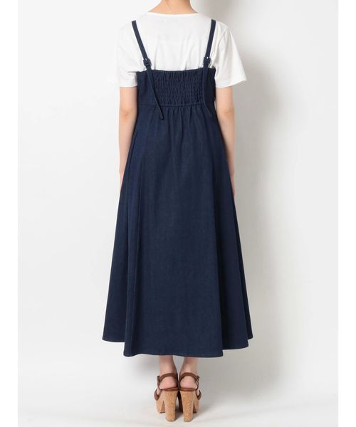 dazzlin（ダズリン）の「フェミニンプリーツジャンスカ（ワンピース・レディース・ベージュ/ネイビー/インディゴブルー/アイボリー・FREE）」の19枚目の写真