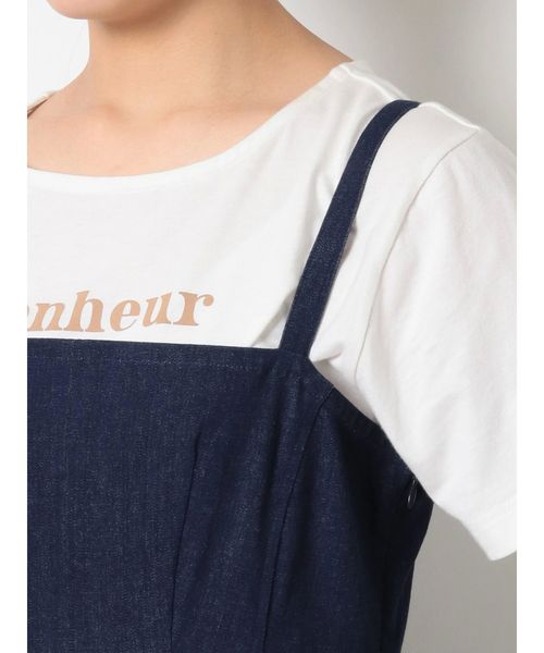 dazzlin（ダズリン）の「フェミニンプリーツジャンスカ（ワンピース・レディース・ベージュ/ネイビー/インディゴブルー/アイボリー・FREE）」の21枚目の写真