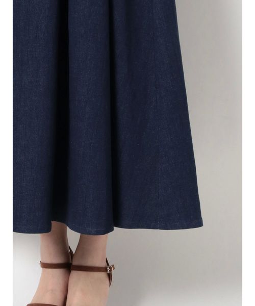 dazzlin（ダズリン）の「フェミニンプリーツジャンスカ（ワンピース・レディース・ベージュ/ネイビー/インディゴブルー/アイボリー・FREE）」の22枚目の写真