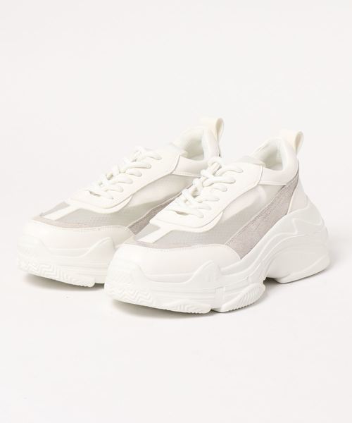 ENVYM（アンビー）の「ＴＲＡＮＳＰＡＲＥＮＴ　ＳＮＥＡＫＥＲＳ（スニーカー・レディース・ホワイト/ブラック・22.5cm/23.5cm/24.5cm）」の8枚目の写真