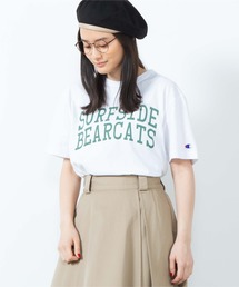 ∴WEGO/【WEB限定】Champion チャンピオン カレッジ半袖Tシャツ