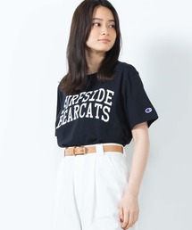 Champion（チャンピオン）の「∴WEGO/【WEB限定】Champion チャンピオン カレッジ半袖Tシャツ（Tシャツ/カットソー）」