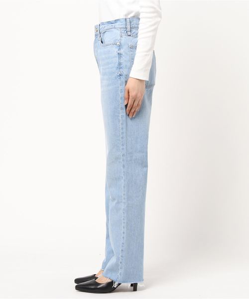 LOWRYS FARM（ローリーズファーム）の「ＣＯＮＥスティックパンツ　875167（デニムパンツ・レディース・ブルー/ライトブルー・LARGE/MEDIUM）」の8枚目の写真