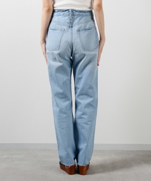 LOWRYS FARM（ローリーズファーム）の「ＣＯＮＥスティックパンツ　875167（デニムパンツ・レディース・ブルー/ライトブルー・LARGE/MEDIUM）」の7枚目の写真