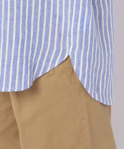 fredy repit(フレディレピ)の「リネン抜けVチュニックシャツ(シャツ/ブラウス・レディース・アイボリー/ホワイト系その他/ブルー系その他/ブラウン・38)」の10枚目の写真