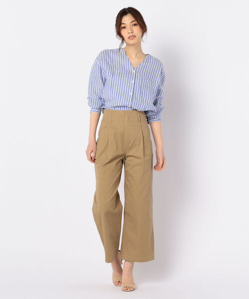 fredy repit(フレディレピ)の「リネン抜けVチュニックシャツ(シャツ/ブラウス・レディース・アイボリー/ホワイト系その他/ブルー系その他/ブラウン・38)」の13枚目の写真