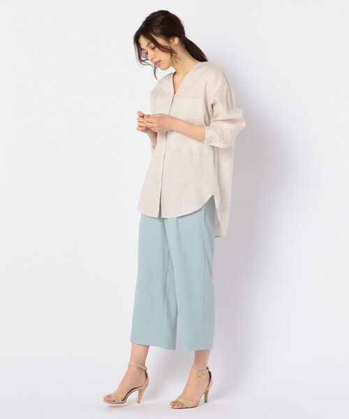 fredy repit(フレディレピ)の「リネン抜けVチュニックシャツ(シャツ/ブラウス・レディース・アイボリー/ホワイト系その他/ブルー系その他/ブラウン・38)」の15枚目の写真