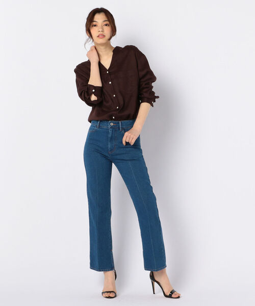 fredy repit(フレディレピ)の「リネン抜けVチュニックシャツ(シャツ/ブラウス・レディース・アイボリー/ホワイト系その他/ブルー系その他/ブラウン・38)」の16枚目の写真