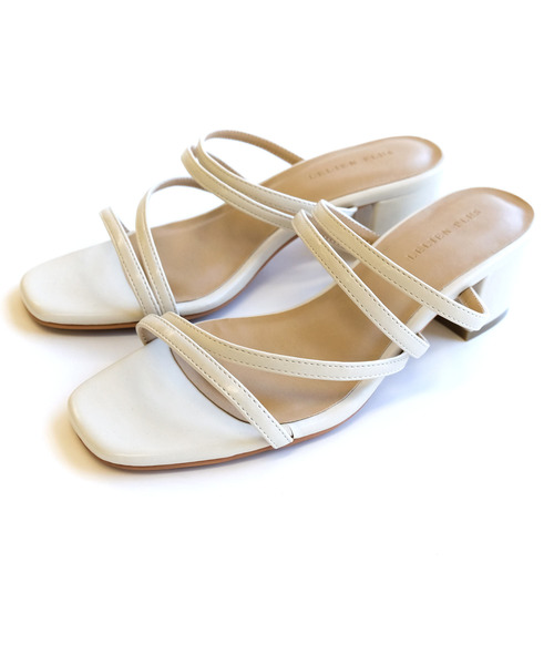 AmiAmi（アミアミ）の「メニーストラップミュールサンダル（サンダル・レディース・ブラック/ベージュ/グリーン/アイボリー/キャメル/シルバー/ゴールド/パイソン・LL/S/M/L）」の18枚目の写真