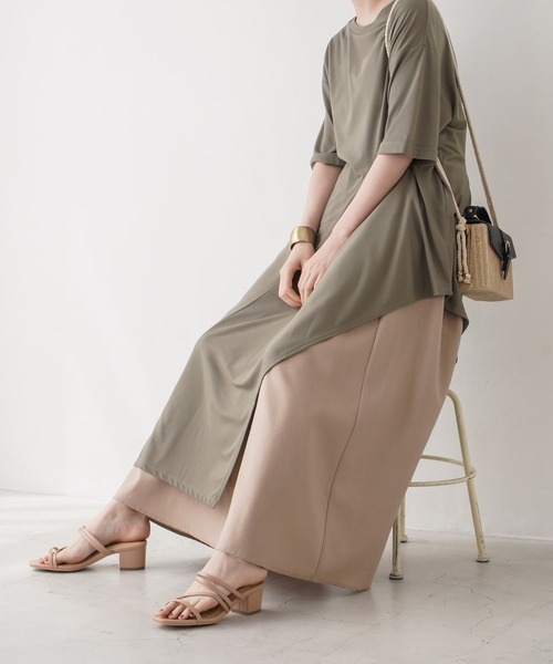 AmiAmi（アミアミ）の「メニーストラップミュールサンダル（サンダル・レディース・ブラック/ベージュ/グリーン/アイボリー/キャメル/シルバー/ゴールド/パイソン・LL/S/M/L）」の10枚目の写真