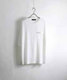Confirm / コンファーム TR胸ポケットハーフスリーブビッグシルエットTシャツ