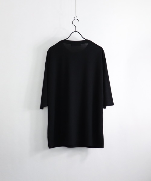 Confirm(コンファーム)の「Confirm / コンファーム TR胸ポケットハーフスリーブビッグシルエットTシャツ(Tシャツ/カットソー・メンズ・ピンク/サックスブルー/ブラック/ホワイト/ベージュ/ミント・M/L)」の7枚目の写真
