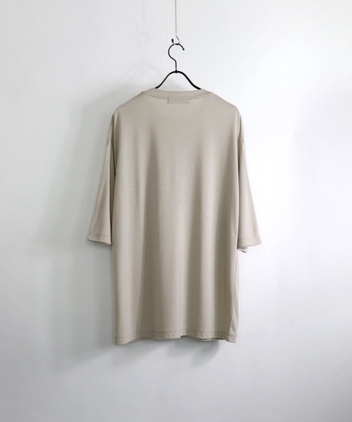 Confirm(コンファーム)の「Confirm / コンファーム TR胸ポケットハーフスリーブビッグシルエットTシャツ(Tシャツ/カットソー・メンズ・ピンク/サックスブルー/ブラック/ホワイト/ベージュ/ミント・M/L)」の10枚目の写真