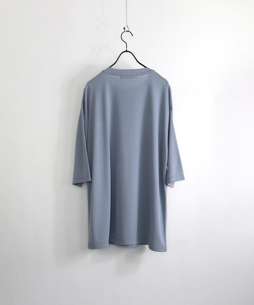 Confirm(コンファーム)の「Confirm / コンファーム TR胸ポケットハーフスリーブビッグシルエットTシャツ(Tシャツ/カットソー・メンズ・ピンク/サックスブルー/ブラック/ホワイト/ベージュ/ミント・M/L)」の12枚目の写真