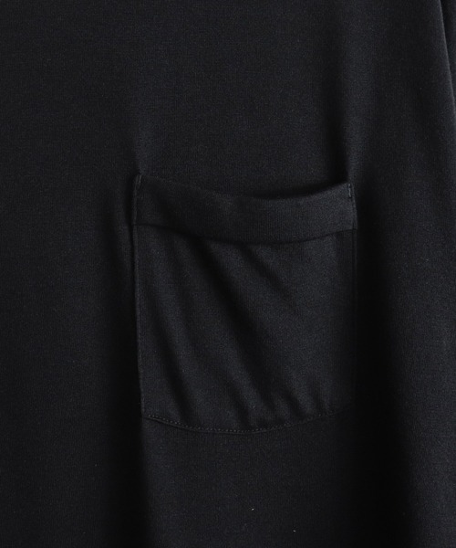 Confirm(コンファーム)の「Confirm / コンファーム TR胸ポケットハーフスリーブビッグシルエットTシャツ(Tシャツ/カットソー・メンズ・ピンク/サックスブルー/ブラック/ホワイト/ベージュ/ミント・M/L)」の17枚目の写真