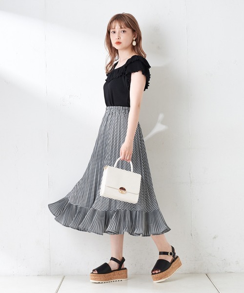 one after another NICE CLAUP（ワンアフターアナザーナイスクラップ）の「厚底フラットコルクサンダル（サンダル・レディース・ブラック/ゴールド/モカ・SMALL/MEDIUM/LARGE）」の16枚目の写真