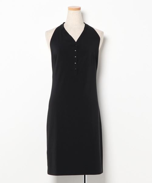 agnes b.（アニエスベー）の「JX74 ROBE ホルターネックドレス 