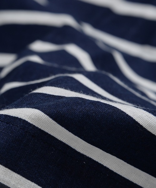 Dita（ディータ）の「シーチングボーダーシャツルームウェア上下セット/全3色  パジャマ（ルームウェア/パジャマ・レディース・ネイビー/グレー/ピンク・M/L）」の22枚目の写真