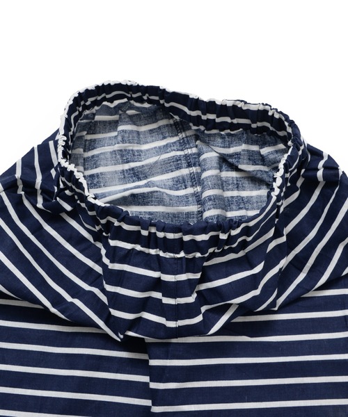 セール】シーチングボーダーシャツルームウェア上下セット/全3色