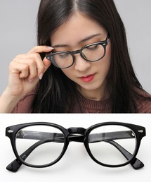 A.M.S.（エーエムエス）の「セルフレーム サングラス ウェリントンタイプ 伊達メガネ（サングラス）」