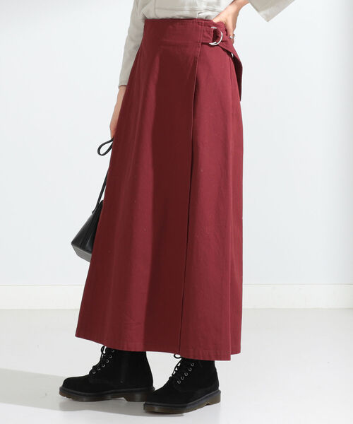 Ray Beams レイビームス の Ray Beams ハイウエスト ロング ラップスカート スカート Wear