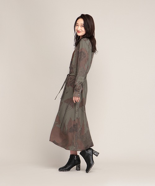 Desigual(デシグアル)の「ワンピース長袖 GUARDIANS(ワンピース・レディース・グリーン・2L/S/M/L/SS)」の3枚目の写真