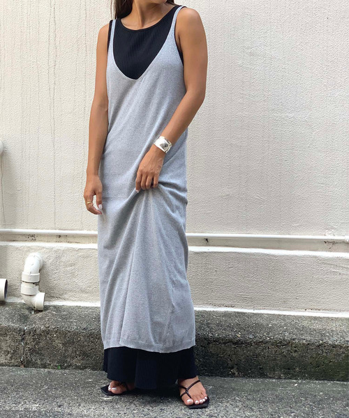 セール Chop Red Chop ワンピース Works レッドチョップワークス ニットキャミワンピース ワンピース Canal Canal Jean キャナルジーン のファッション