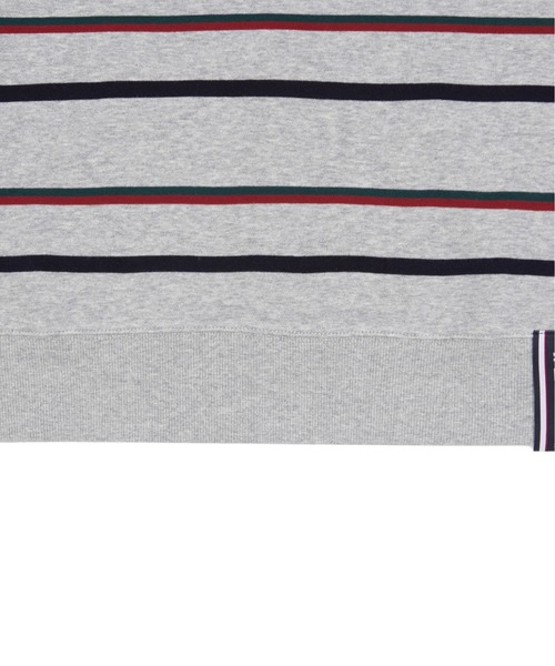 ROMANTIC CROWN(ロマンティッククラウン)の「【ROMANTIC CROWN】PADDLING LOGO SWEATSHIRT / ロマンティッククラウン パドリング ロゴ ボーダー スウェットシャツ(スウェット・メンズ・ネイビー/グレー/オートミール・SMALL/MEDIUM/LARGE/X-LARGE)」の21枚目の写真