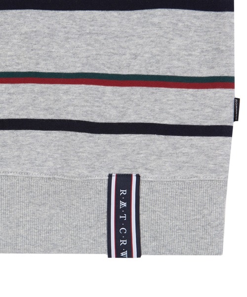 ROMANTIC CROWN(ロマンティッククラウン)の「【ROMANTIC CROWN】PADDLING LOGO SWEATSHIRT / ロマンティッククラウン パドリング ロゴ ボーダー スウェットシャツ(スウェット・メンズ・ネイビー/グレー/オートミール・SMALL/MEDIUM/LARGE/X-LARGE)」の22枚目の写真