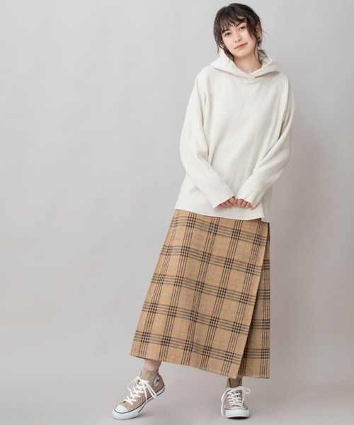 Munich(ミューニック)の「ボイルドブークレジャージー ラグランスリーブフーディー(パーカー・レディース・チャコールグレー/ブルー/アイボリー・FREE)」の22枚目の写真