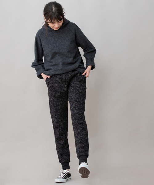 Munich(ミューニック)の「ボイルドブークレジャージー ラグランスリーブフーディー(パーカー・レディース・チャコールグレー/ブルー/アイボリー・FREE)」の13枚目の写真