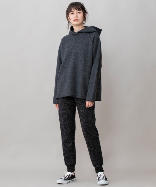 Munich(ミューニック)の「ボイルドブークレジャージー ラグランスリーブフーディー(パーカー・レディース・チャコールグレー/ブルー/アイボリー・FREE)」の12枚目の写真